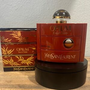 VINTAGE Yves Saint Laurent Opium Eau de Toilette ~ half full